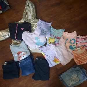 Girls Pants Tshirt short dress jackets size 10 12
